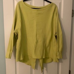 Free People waffle knit top